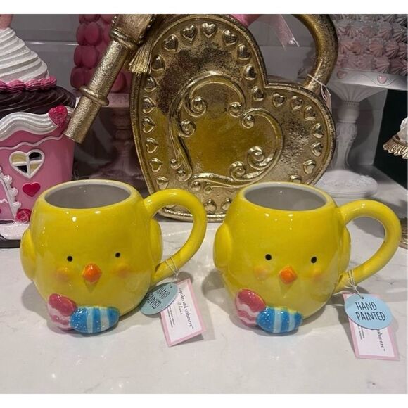 Tik Tok Viral Cupcake And Cashmere Easter Chic Mug Set of 2 - Picture 4 of 8